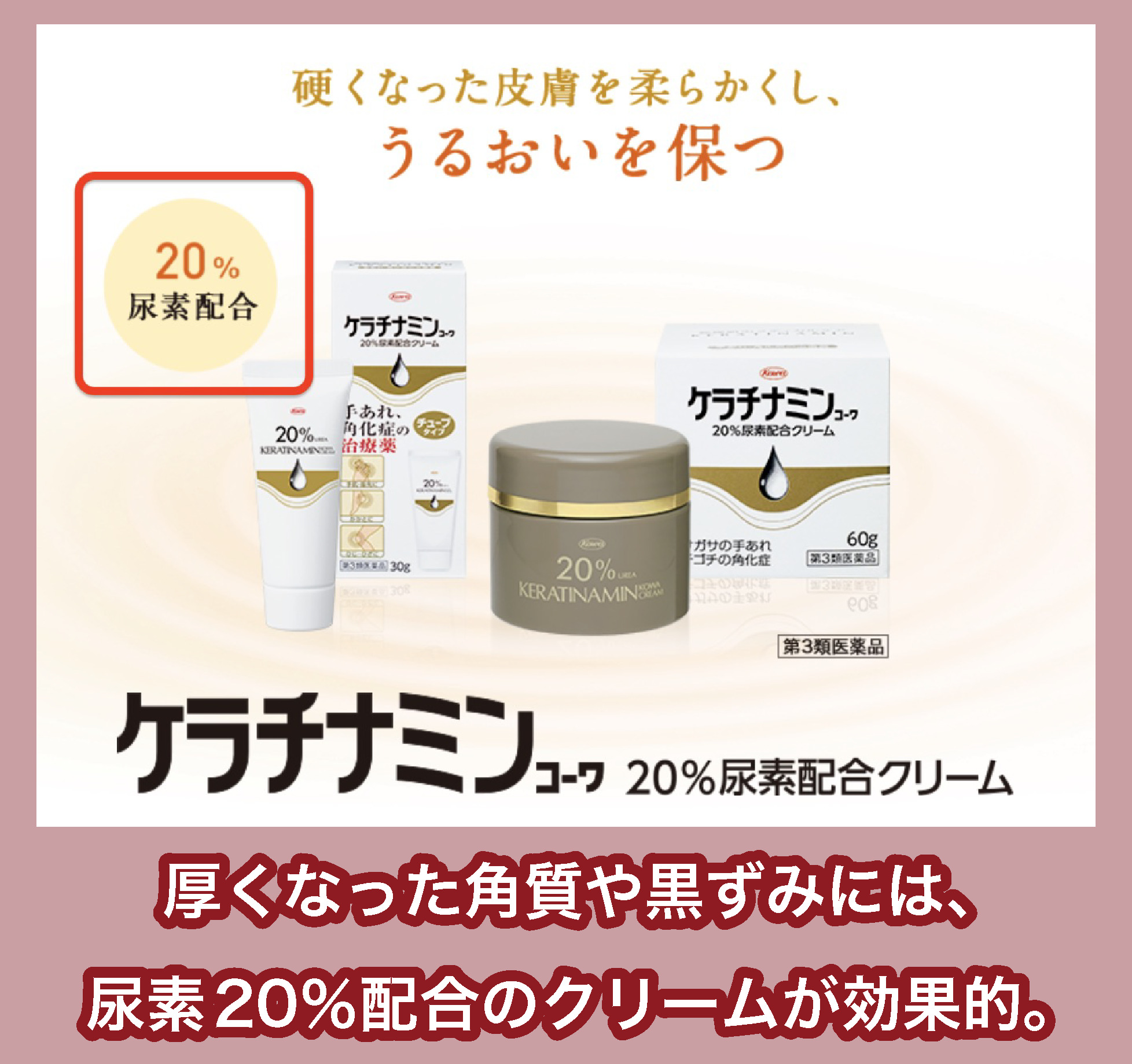 20%尿素配合クリームの特徴
